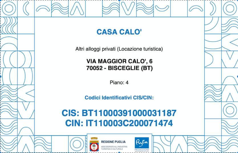 Casa Calo' Bisceglie Exterior foto